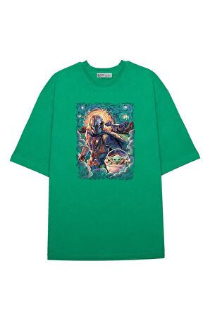 Unisex Oversize T-shirt Star Wars Starry Night Portrait