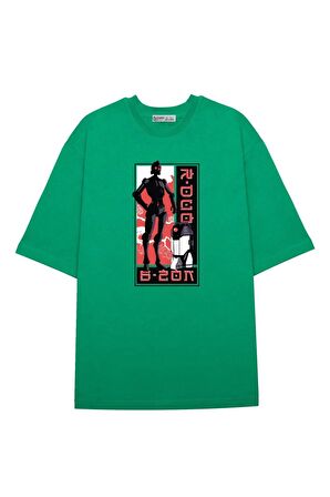 Unisex Oversize T-shirt Star Wars Visions Anime Droids