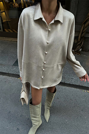 SÜET GÖMLEK - Taş