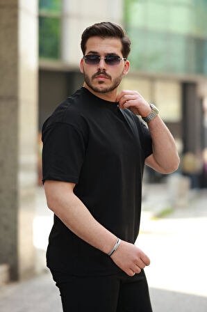 Erkek Kısa Kollu Basic Oversize Tshirt
