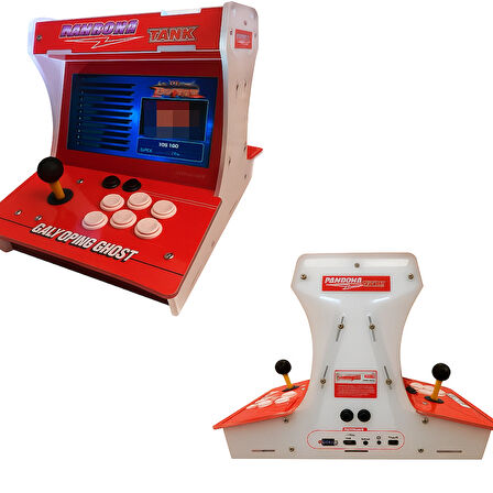 RETRO ARCADE Yeni Nesil Çift Arcade Kol 10inç Çift Ekran 3000+ OYUNLU RETRO ARCADE ATARİ