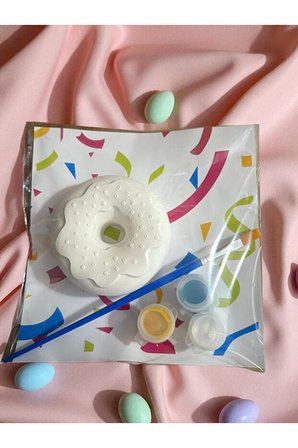 Donut Taş Boyama Seti, Dıy, kendin Yap, Doğum Günü Hediyesi 15 Adet