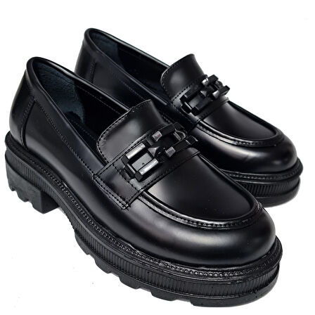 Ventes Aksesuarlı Kadın Loafer Ayakkabı 429002-z