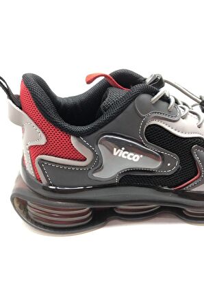 Vicco Mask Havalı Taban Erkek Çocuk Siyah Spor Ayakkabı