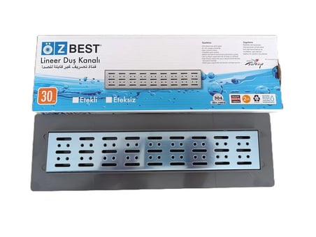 ÖZBEST DUŞ KANALI 30 CM