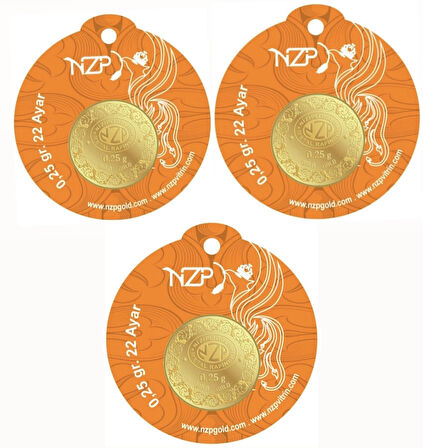 0.25 Gram Altın - 3 Adet