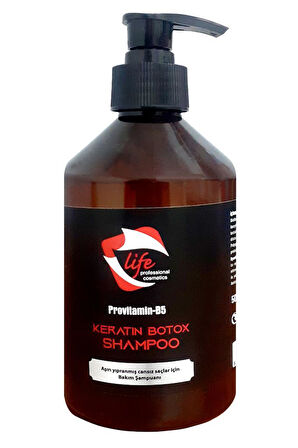 Life Professional Keratin Botox Saç Şampuanı Hair Shampoo 500 Ml.