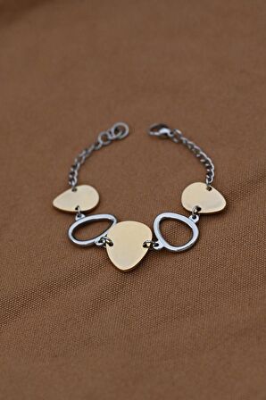 ÖZEL SERİ GOLD/GÜMÜŞ MİKRON KAPLAMA KARARMAZ TASARIM BİLEKLİK-OZELSERIBILEKLIK15
