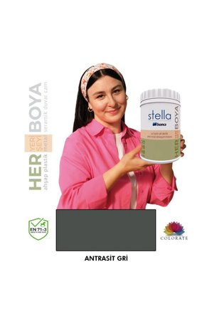 Stella Serisi Yeni Nesil Yüzey Dönüşüm Boyası - Antrasit Gri
