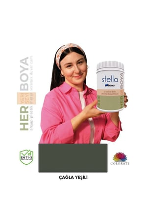 Stella Serisi Yeni Nesil Yüzey Dönüşüm Boyası - Çağla Yeşili