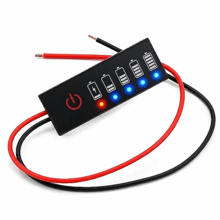 1S Lityum Batarya Akü Seviye Durum Göstergesi Modülü - LED Panel