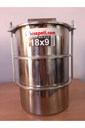 3 Katlı Sefer Tası Yemek Taşıma 3 Çeşit
