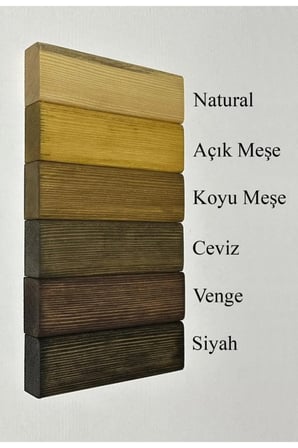 Doğal Ahşap Masa Üstü Üçlü Şaraplık Standı, Koyu Meşe