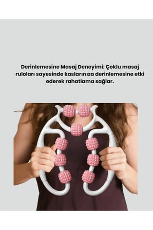 Sağlıklı ve Rahatlatıcı Plastik Kas Masaj Rulosu, Selülit Arındırıcı