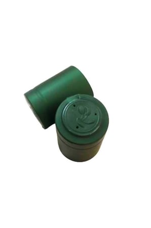 Mat Yeşil Şarap Şişesi Kapşonu 50 Adet 33*45 Mm