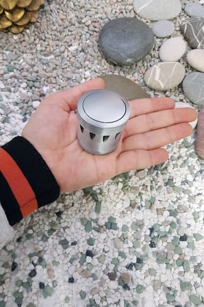 Mini 43 mm Herbal Öğütücü Parçalayıcı, Tütün ve Baharat İçin Ideal