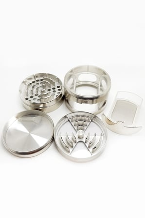 Çekmeceli 60mm Silver Herbal Parçalayıcı, Tütün ve Baharat için Ideal