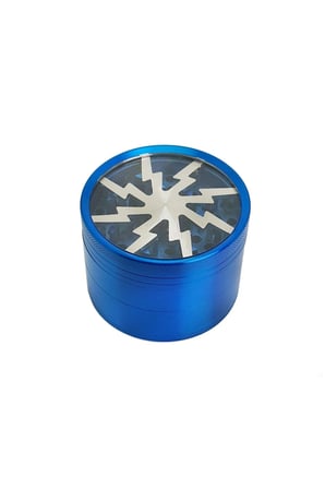 Mavi 63mm Herbal Öğütücü Parçalayıcı, Pratik ve Dayanıklı Tasarım