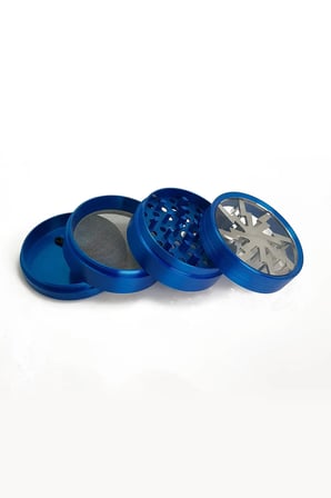 Mavi 63mm Herbal Öğütücü Parçalayıcı, Pratik ve Dayanıklı Tasarım