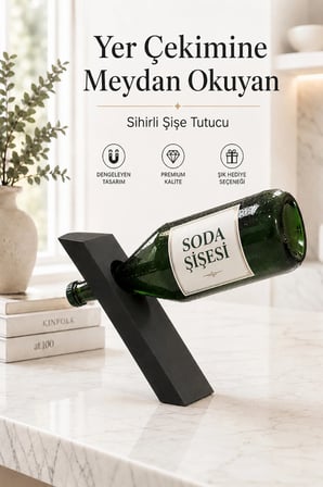 Yer Çekimine Meydan Okuyan Sihirli Şişe Tutucu