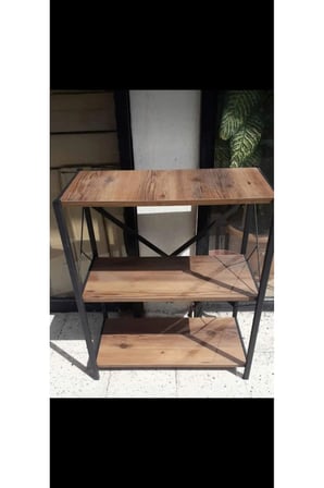 Modern Dekoratif Mdf Ahşap 3 Raflı Servis Arabası