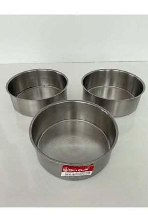 Sefer Tası 3 Lü 5 Kişilik Yemek Saklama Kabı 21x7 Cm