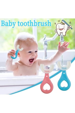 U Tipi Bebek Diş Fırçası, Güvenli ve Temiz Diş Bakımı