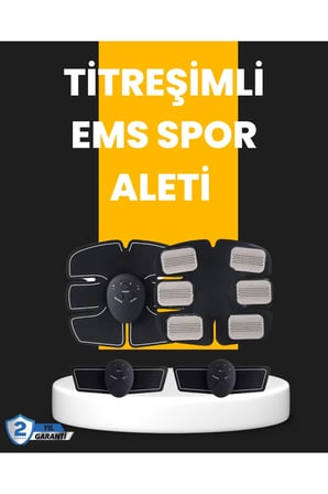 Titreşimli EMS Spor ve Fitness Cihazı Karın, Kol, Bacak 2025 Model