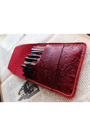 Deri Kalemlik 8-9 Kalemlik, 28x13 cm, Şık ve Kullanışlı Tasarım