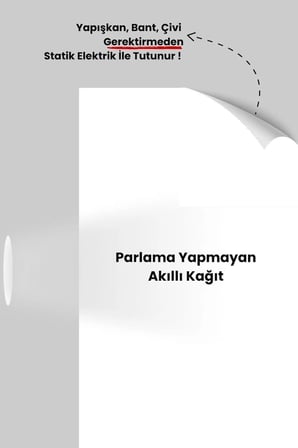 150x220 cm Yapışkansız Çivisiz Ev Sineması Projeksiyon Perdesi