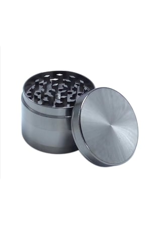 50mm 4 Katmanlı Paslanmaz Çelik Baharat Öğütücü Grinder Gri