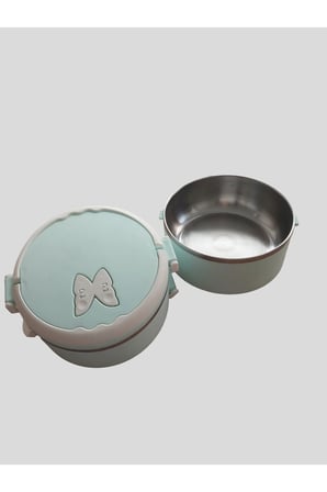 Sızdırmaz 2 Katlı Yemek Termosu Sefer Tası 14.5x 14.5 cm