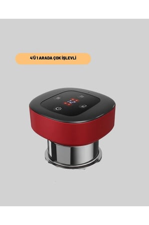 Elektrikli Vakumlu Çukurluk Masaj Aleti Isıtmalı ve Kırmızı Işık Terapi