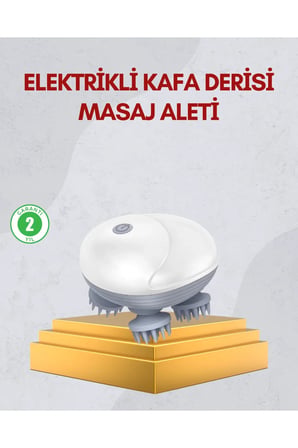 Kablosuz Taşınabilir Kafa ve Vücut Masaj Aleti, Rahatlatıcı ve Hafif