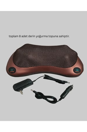 Çok Fonksiyonlu Boyun Bel Sırt Masaj Yastığı Araç İçin Rahatlatıcı Destek