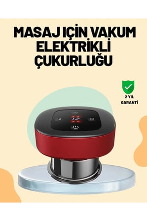 4’ü 1 Arada Elektrikli Çukurluk Masaj Seti, Isı ve Kırmızı Işık ile Rahatlatıcı Terapİ
