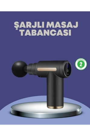 Güçlü Titreşimli Sporcu Kas Masaj Tabancası, 6 Kademe, Şarjlı, Rahatlatıcı