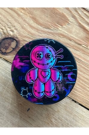 4 Katlı Metal Öğütücü, Mıknatıslı, Yapışmaz, 50mm, Çok Fonksiyonlu