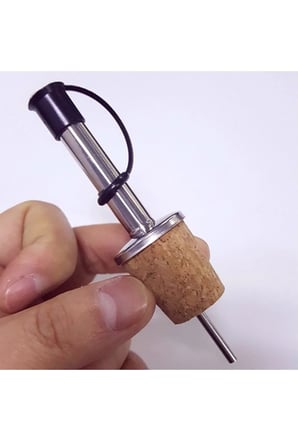2 Adet Mantarlı Metal Damlalık Dökücü Şişe Ucu Tıpası