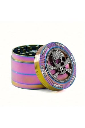 4 Katmanlı Mıknatıslı Grinder 50mm, Yapışmaz Hazne, Taşlı Tasarım