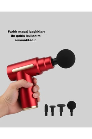 Kompakt Şarjlı Masaj Tabancası, Spor ve Günlük Rahatlatma İçin
