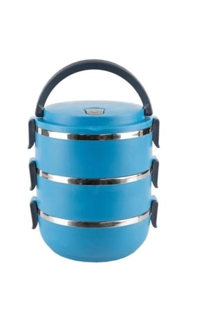 3 Katlı Sızdırmaz Yemek Termosu Sefer Tası 2,25 Litre