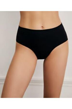 EROS 710 KADIN YÜKSEK BEL SLİP 3'LÜ SİYAH-BEYAZ-TEN