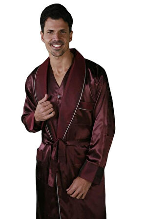 ANCELO 333 SATEN PİJAMA TAKIM VE ROBDÖŞAMBR 3LÜ DAMAT ÇEYİZ SET