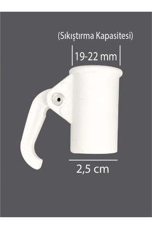 Deniz şemsiyesi sıkıştırma mandalı