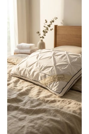 Klimalı Çift Taraflı Fermuarlı Kapitone Yastık 50x70 cm