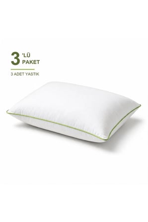Cloud Support Biyeli Yastık 3'li Paket 50x70 cm 1200 gr Boncuk Silikon Elya