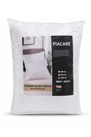 Silikon Elyaf Yastık 50x70 cm Yumuşak Dolgulu 1000 gr