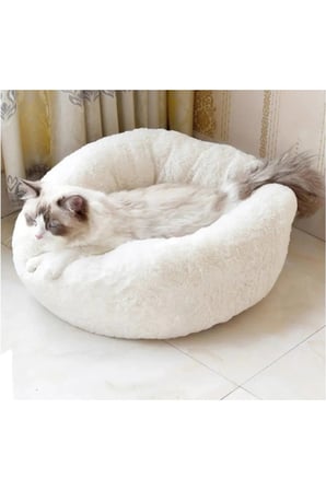 Yumuşak Peluş Wellsoft Kedi ve Köpek Yatağı, Rahat Uyku İçin Mükemmel