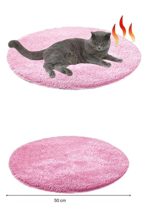 Yumuşak Peluş Kedi Minderi, Rahat ve Şık Evcil Hayvan Yatağı